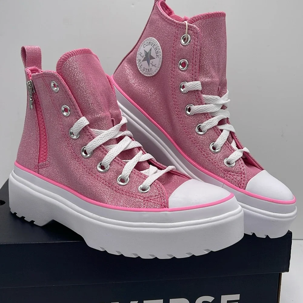 Converse WMNS A05230C
CTAS LUGGED LIFT HI OOPS PINK/WHITE/BLK Platform Sneakers - Picture 3 of 16